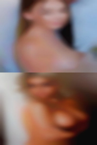 Flirting and housewives wanting threesome being happy.